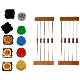 Round colored tact switch (mini kit)