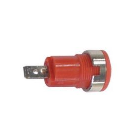 Safety terminal IEC1010 Red - banana plug compatible