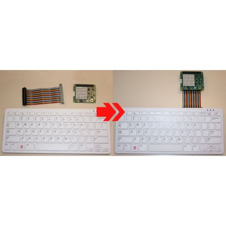 Clavier et souris à pavé tactile Raspberry Pi 4B/3B + Mini clavier