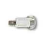 Safety terminal IEC1010 White - banana plug compatible