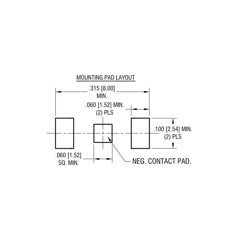 SMD battery clip for ML414 cell coin - 4.8mm - 3V