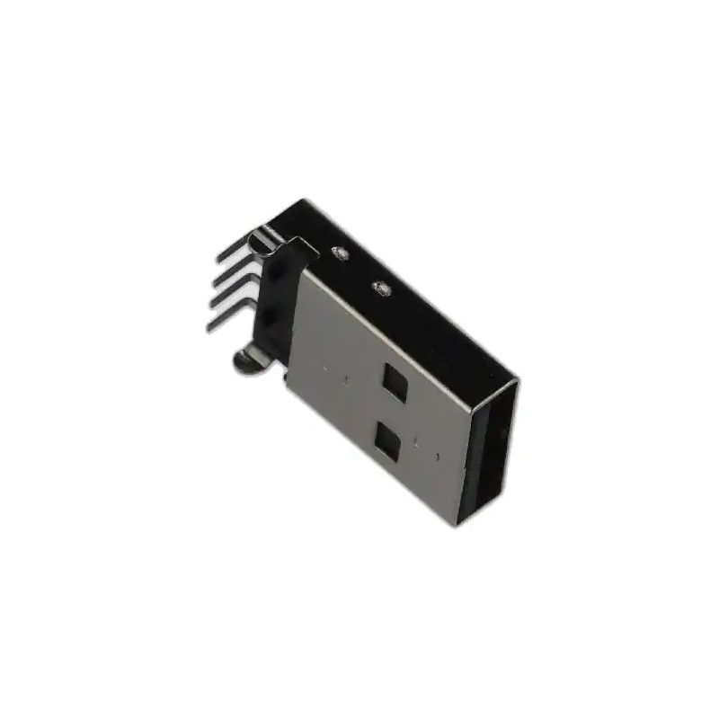 Connecteur male USB 2.0 TYPEA 4POS - PLUG - PCB THT