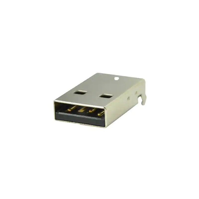 USB 2.0 TYPEA male connector - 4POS - PLUG - PCB THT