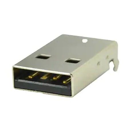 USB 2.0 TYPEA male connector - 4POS - PLUG - PCB THT