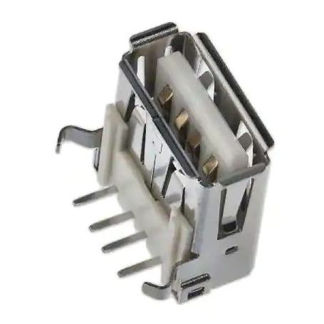 USB 2.0 Female connector TYPEA 4POS - Receptable – PCB THT