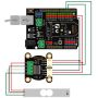 Weight sensor 0 - 1Kg + HX711 cell amplifier
