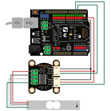 Load Cell Amplifier, Weight Sensor Kit, HX711 [KG] - ElectroDragon