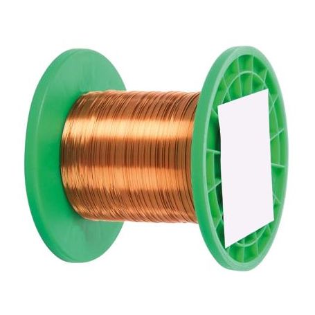 Rigid copper wire, Varnish, 0.3mm, 80m, 19 Ohms