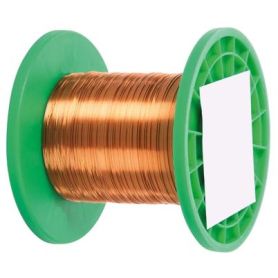 Rigid copper wire, Varnish, 0.3mm, 80m, 19 Ohms