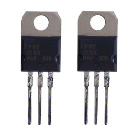 2 Transistors TIP102 Darlington NPN 8A 100 Vdc