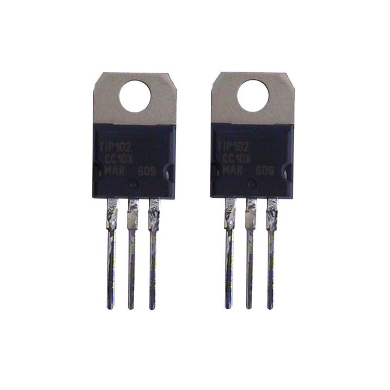 2 Transistors Darlington NPN 8A 100 Vdc