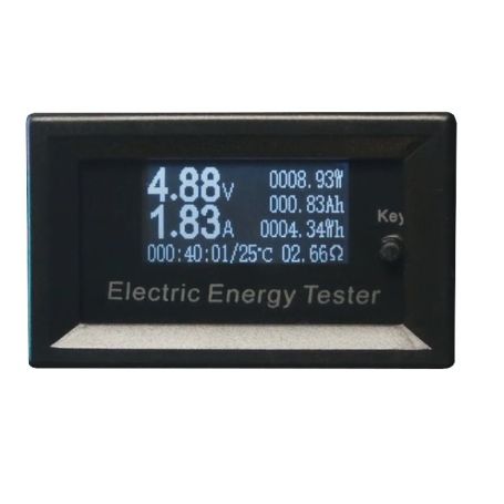 Wattmètre digitial - 1 à 100V CC - 15A - Mini