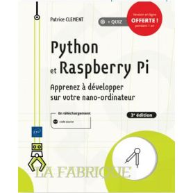 Livre Python et Raspberry-Pi (3ieme édition)