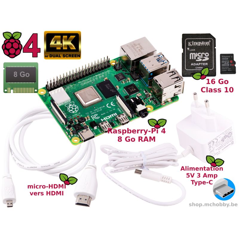 Adaptateur d'alimentation USB 5 V 2a pour Raspberry Pi B 5 V 2a