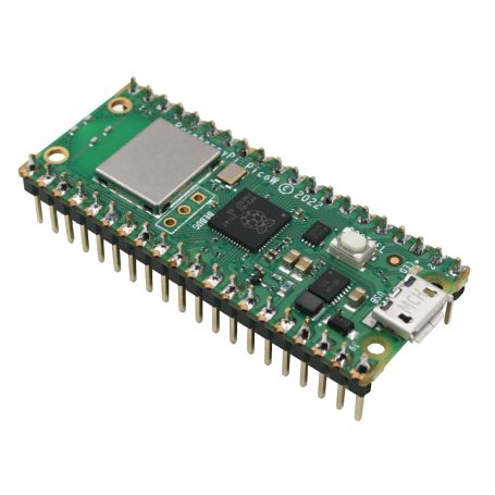 Pico WH (Wireless, RP2040)  - 2 cores + Wifi + Bluetooth - with connectors