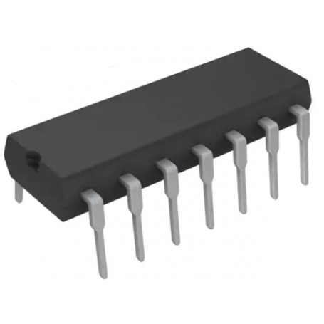 TC74HC00: Quad 2 inputs NAND gates 2 input - DIP14