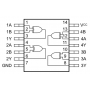 SN74HC86N: 4x XOR 2 input - DIP 14