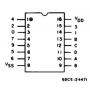 CD4028B: 3-4 bits DCB to 8-10 decimal decoder - DIP 16