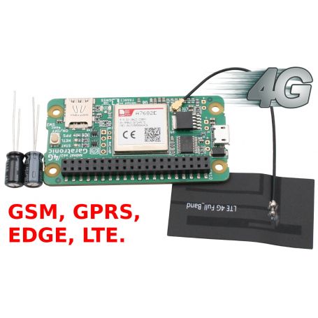 Nadhat GSM MK2 - 4G / LTE - USB et HAT - SimCom A7682E