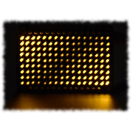 CharliePlexing LED matrix - 9x16 LEDs - Yellow