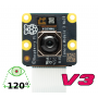 Wide Angle Raspberry-Pi camera 12 MegaPixels NoIR - V3 - Auto-focus, HDR, Low light sensitivity