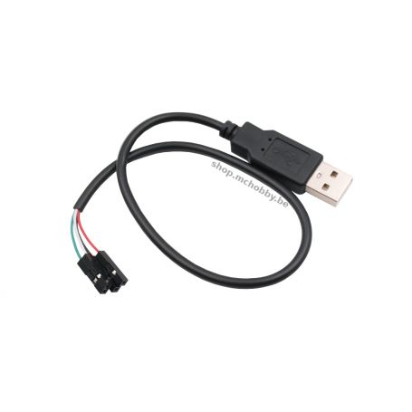 USB A male cable to Pins, data cable