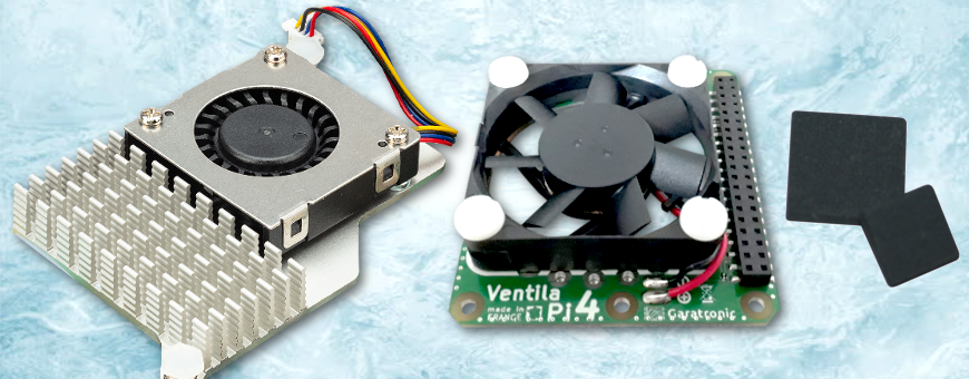 Dissipateur et active-cooling for Raspberry-Pi