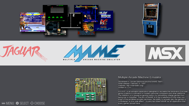 EmulationStation comme Front-End pour OGST