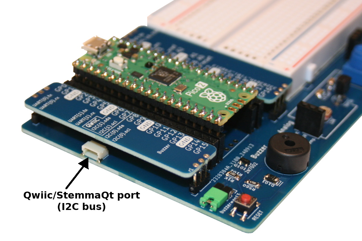 Pico 2 Explorer - connecteur Qwiic - StemmaQt