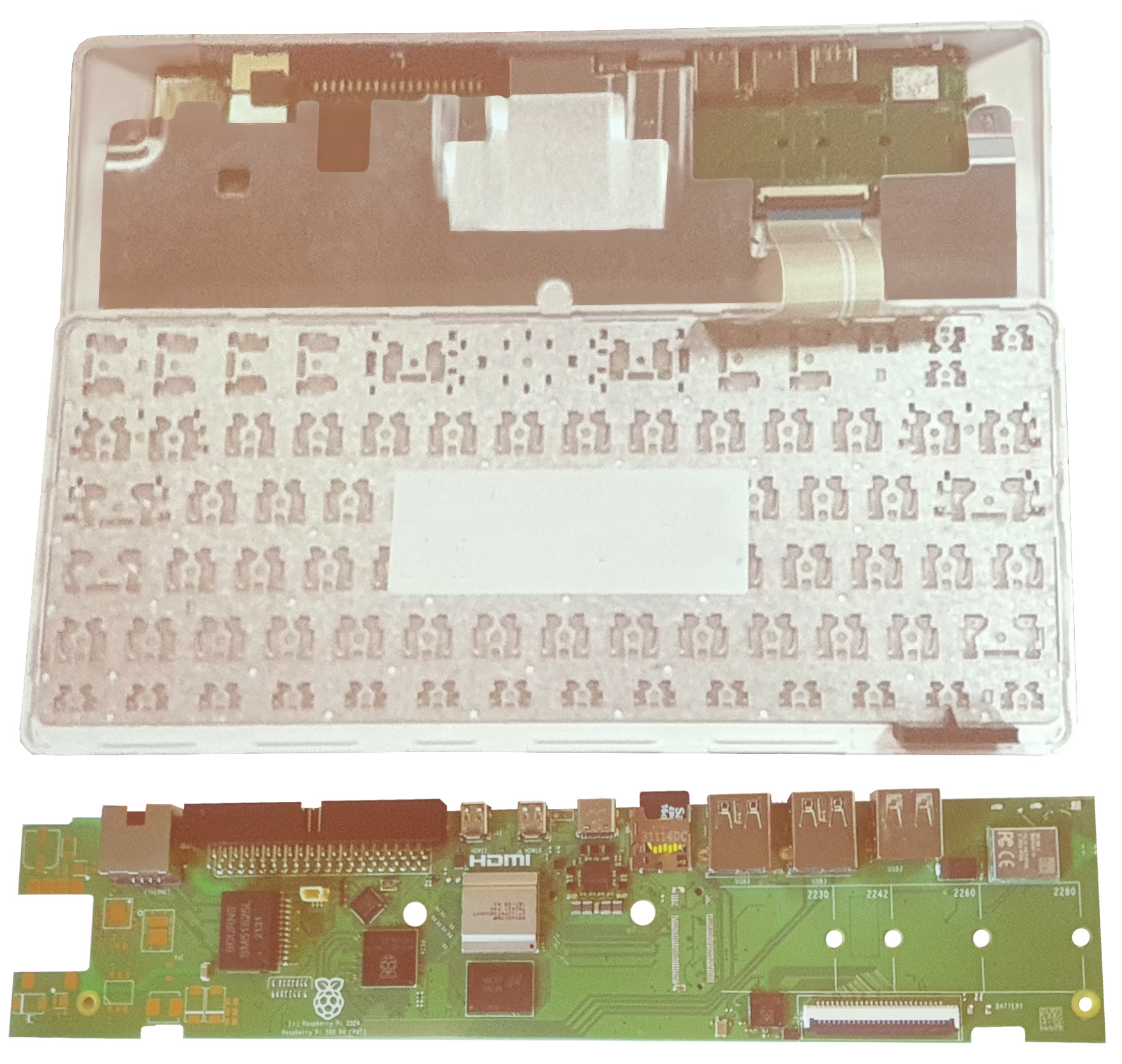 Pi500 inside